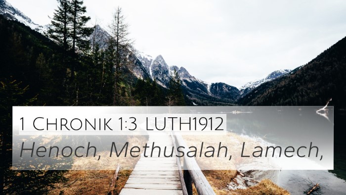 1 Chronik 1:3 LUTH1912 Bible Verse Image