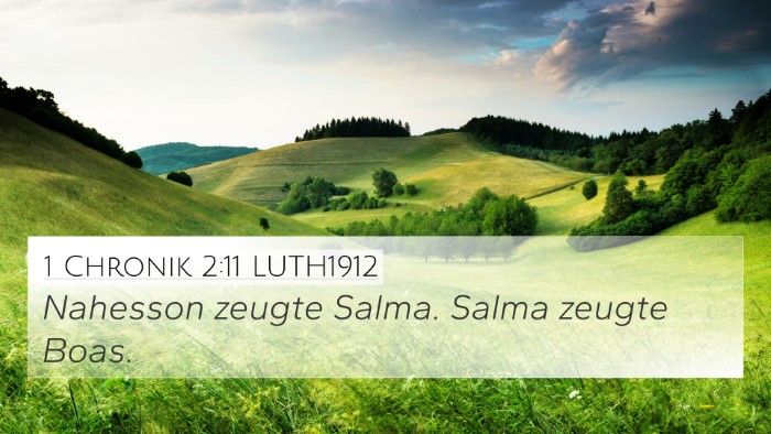 1 Chronik 2:11 LUTH1912 Bible Verse Image