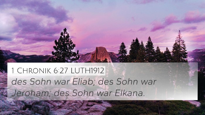 1 Chronik 6:27 LUTH1912 Bible Verse Image