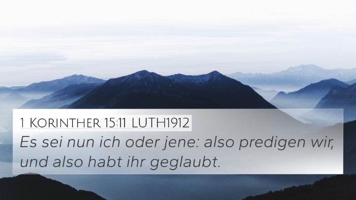 1 Korinther 15:11 LUTH1912 Bible Verse Image