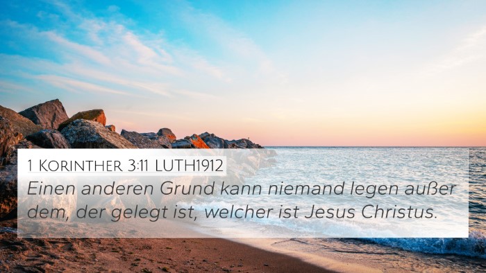 1 Korinther 3:11 LUTH1912 Bible Verse Image