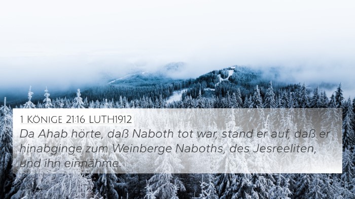 1 Könige 21:16 LUTH1912 Bible Verse Image