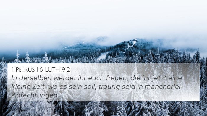 1 Petrus 1:6 LUTH1912 Bible Verse Image
