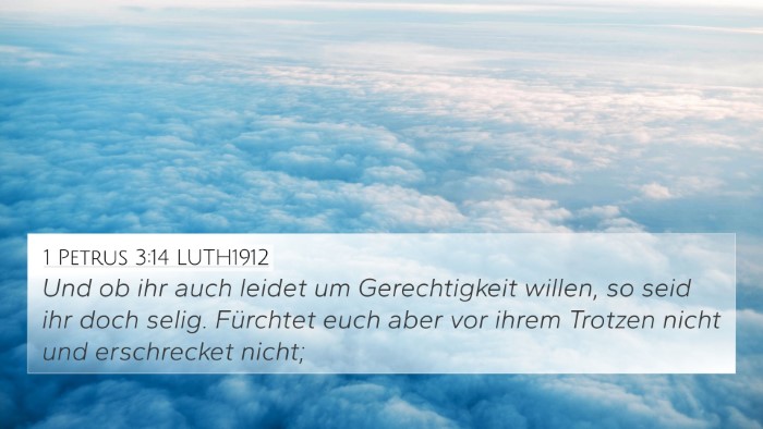 1 Petrus 3:14 LUTH1912 Bible Verse Image