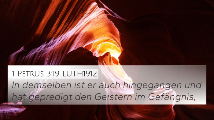 1 Petrus 3:19 LUTH1912 Bible Verse Image