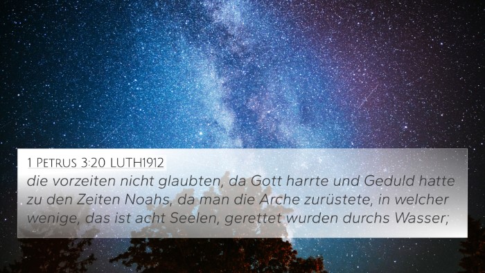 1 Petrus 3:20 LUTH1912 Bible Verse Image