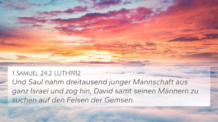 1 Samuel 24:2 LUTH1912 Bible Verse Image