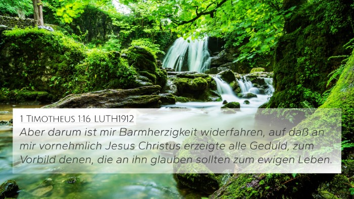1 Timotheus 1:16 LUTH1912 Bible Verse Image