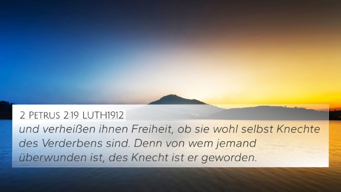 2 Petrus 2:19 LUTH1912 Bible Verse Image