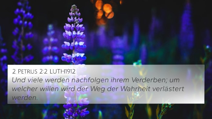 2 Petrus 2:2 LUTH1912 Bible Verse Image