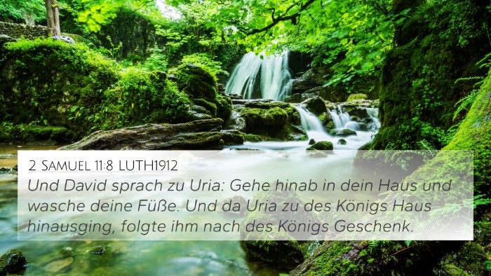 2 Samuel 11:8 LUTH1912 Bible Verse Image