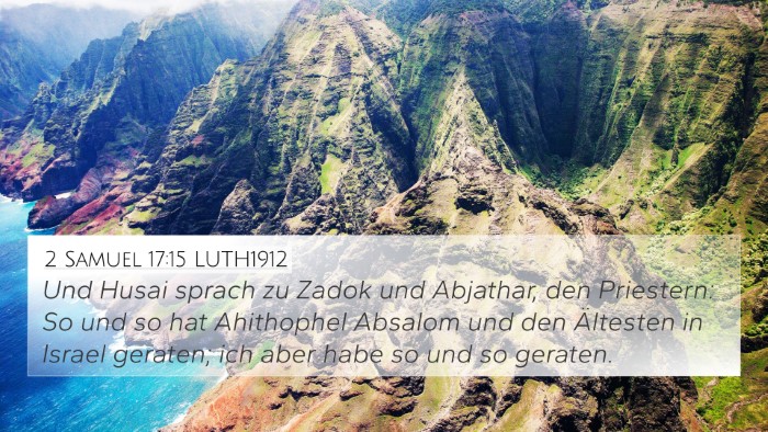 2 Samuel 17:15 LUTH1912 Bible Verse Image
