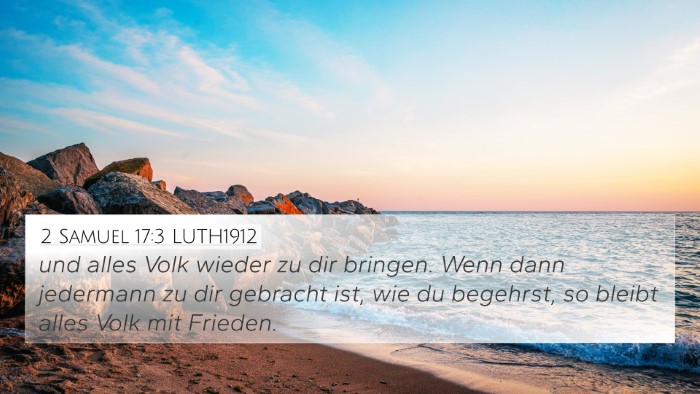 2 Samuel 17:3 LUTH1912 Bible Verse Image