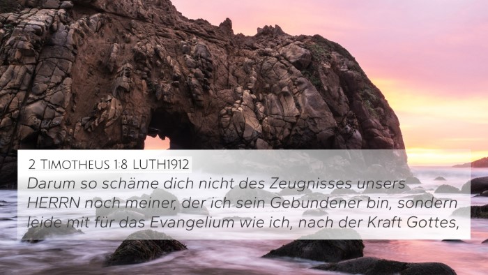 2 Timotheus 1:8 LUTH1912 Bible Verse Image