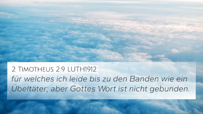 2 Timotheus 2:9 LUTH1912 Bible Verse Image