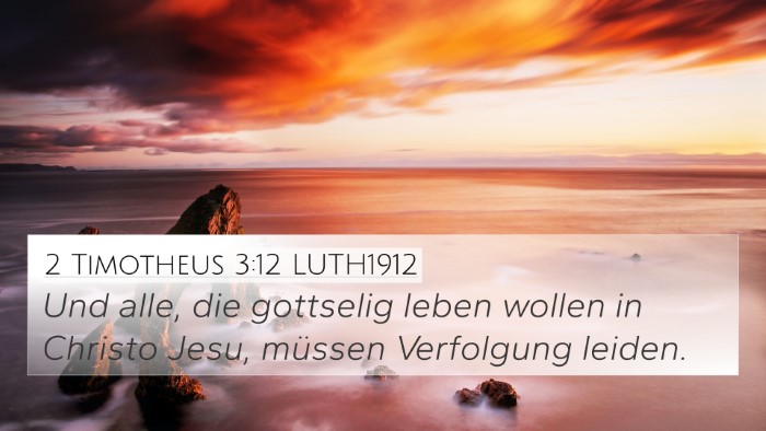 2 Timotheus 3:12 LUTH1912 Bible Verse Image