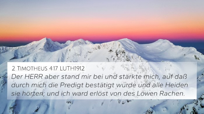 2 Timotheus 4:17 LUTH1912 Bible Verse Image