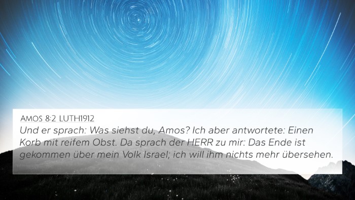 Amos 8:2 LUTH1912 Bible Verse Image