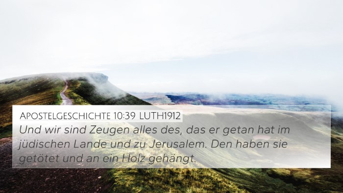 Apostelgeschichte 10:39 LUTH1912 Bible Verse Image