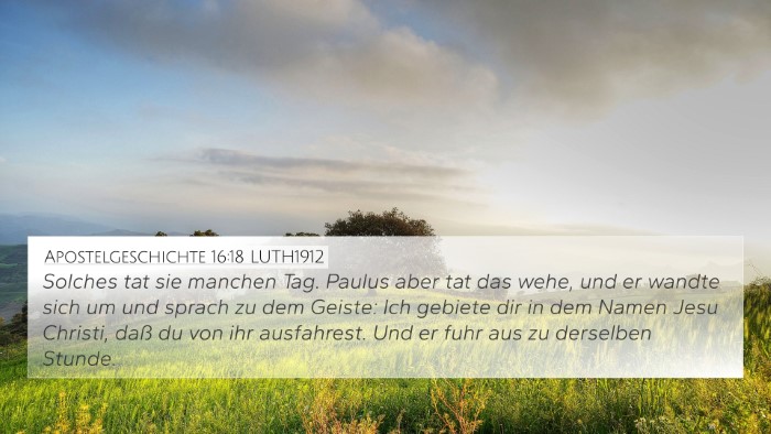 Apostelgeschichte 16:18 LUTH1912 Bible Verse Image