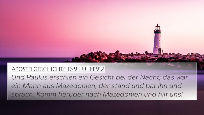 Apostelgeschichte 16:9 LUTH1912 Bible Verse Image