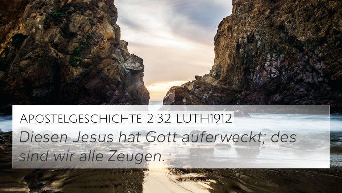 Apostelgeschichte 2:32 LUTH1912 Bible Verse Image
