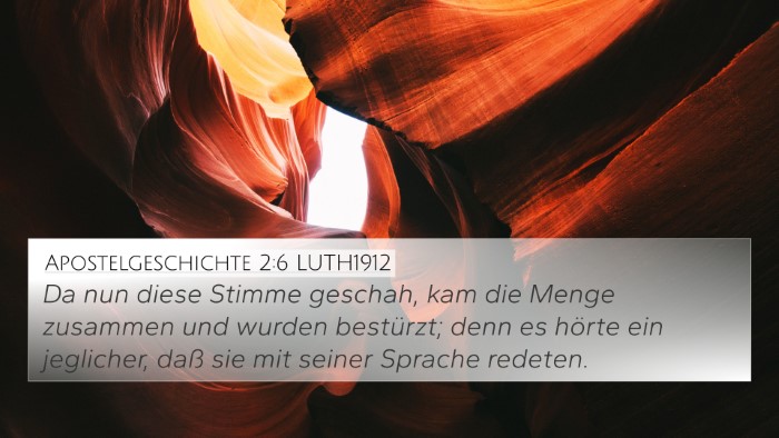 Apostelgeschichte 2:6 LUTH1912 Bible Verse Image