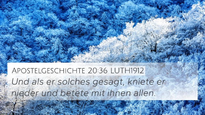 Apostelgeschichte 20:36 LUTH1912 Bible Verse Image