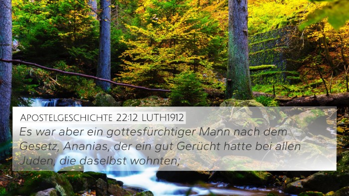 Apostelgeschichte 22:12 LUTH1912 Bible Verse Image
