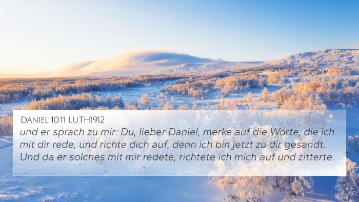 Daniel 10:11 LUTH1912 Bible Verse Image