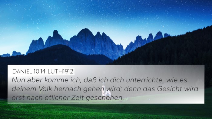 Daniel 10:14 LUTH1912 Bible Verse Image