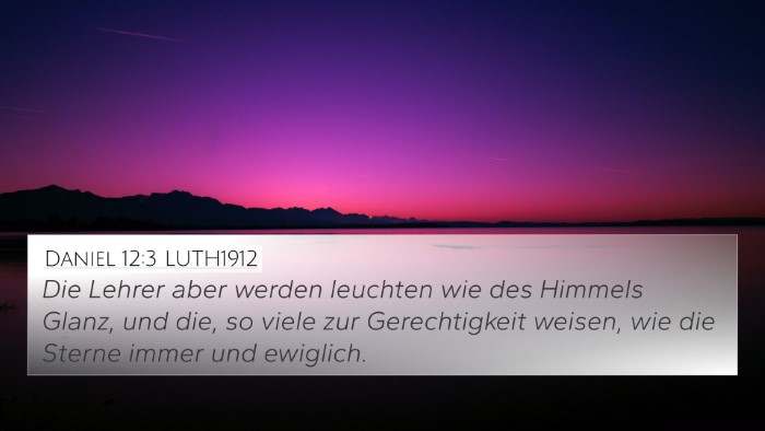 Daniel 12:3 LUTH1912 Bible Verse Image