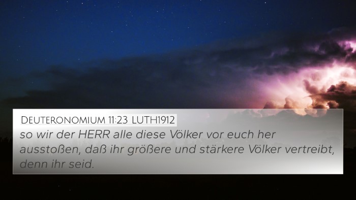 Deuteronomium 11:23 LUTH1912 Bible Verse Image