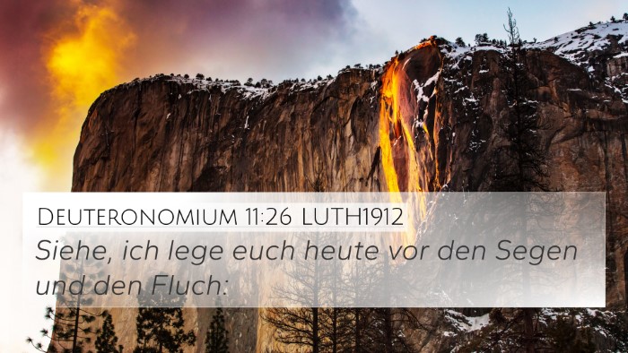 Deuteronomium 11:26 LUTH1912 Bible Verse Image