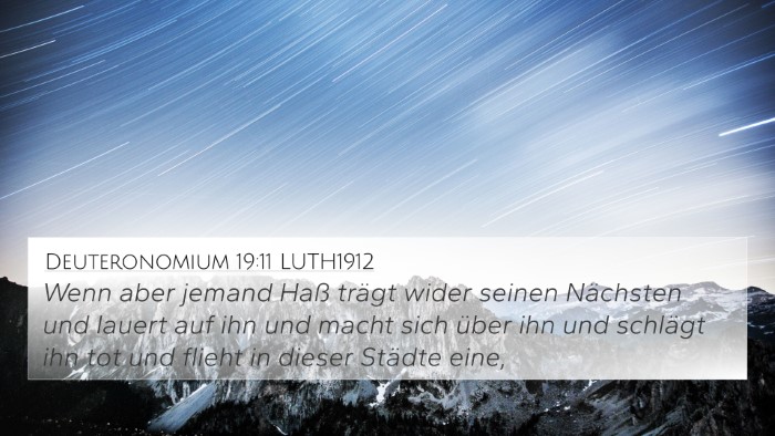 Deuteronomium 19:11 LUTH1912 Bible Verse Image