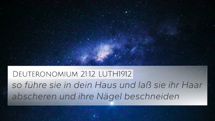 Deuteronomium 21:12 LUTH1912 Bible Verse Image