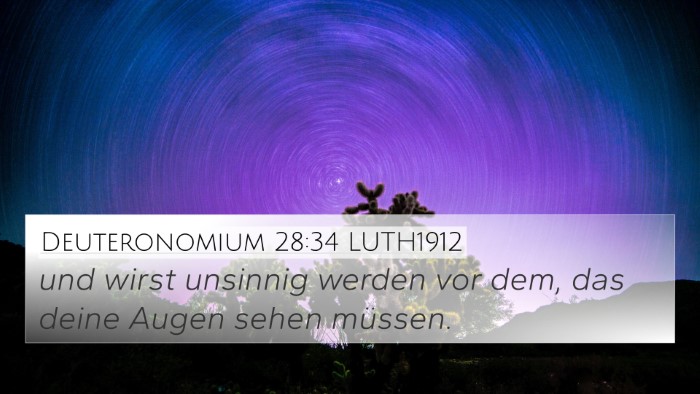 Deuteronomium 28:34 LUTH1912 Bible Verse Image