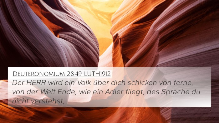 Deuteronomium 28:49 LUTH1912 Bible Verse Image