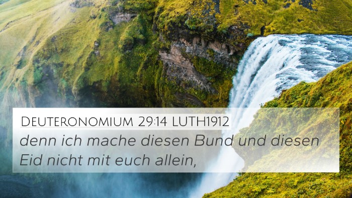 Deuteronomium 29:14 LUTH1912 Bible Verse Image