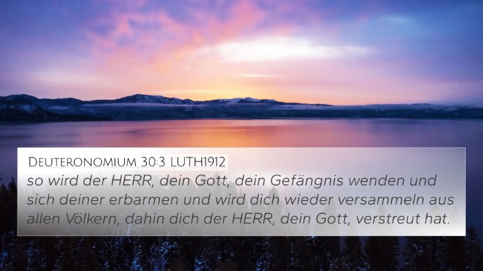 Deuteronomium 30:3 LUTH1912 Bible Verse Image