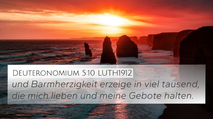Deuteronomium 5:10 LUTH1912 Bible Verse Image