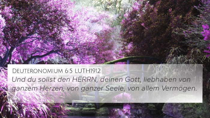Deuteronomium 6:5 LUTH1912 Bible Verse Image