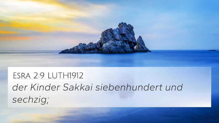 Esra 2:9 LUTH1912 4K Wallpaper - der Kinder Sakkai siebenhundert und - 4K Wallpaper Bible Verse