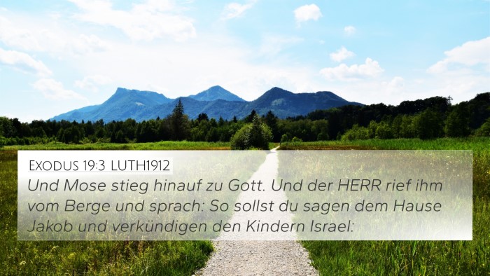 Exodus 19:3 LUTH1912 Bible Verse Image
