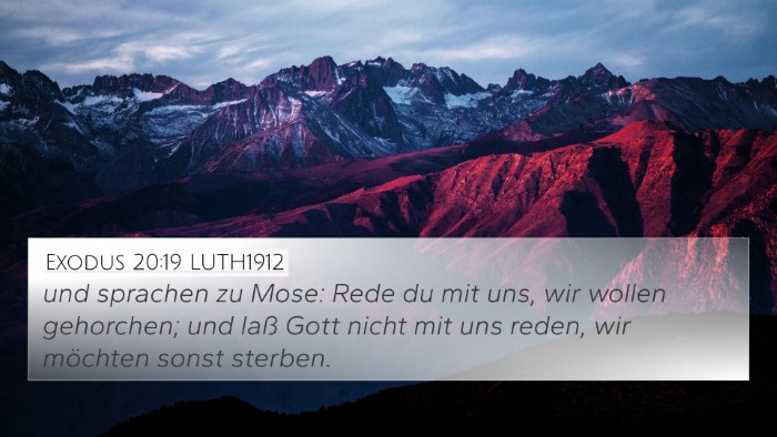 Exodus 20:19 LUTH1912 Bible Verse Image