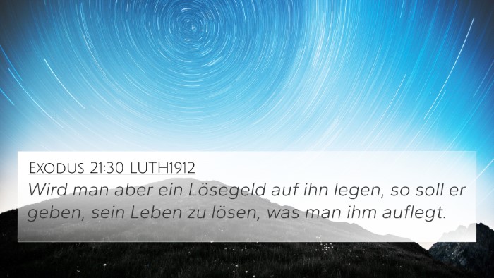 Exodus 21:30 LUTH1912 Bible Verse Image