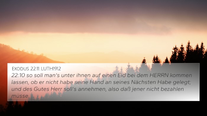 Exodus 22:11 LUTH1912 Bible Verse Image