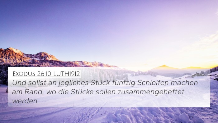 Exodus 26:10 LUTH1912 Bible Verse Image