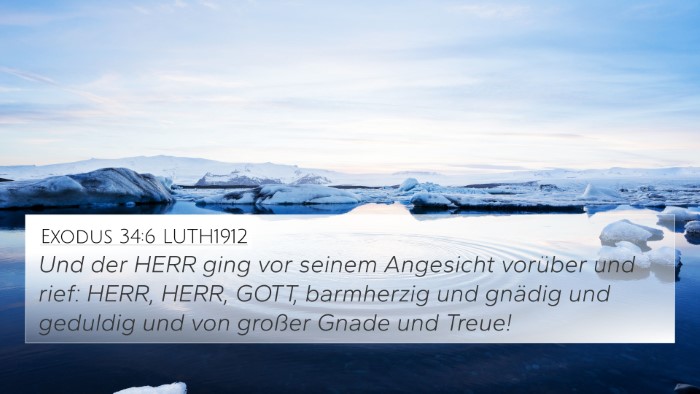 Exodus 34:6 LUTH1912 Bible Verse Image