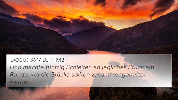 Exodus 36:17 LUTH1912 Bible Verse Image